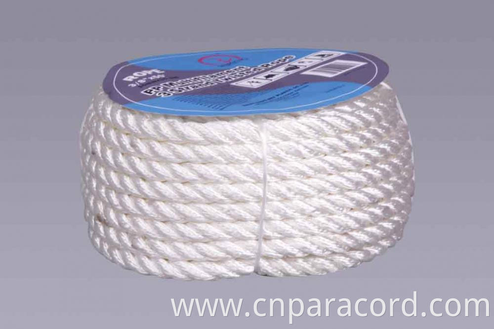 White Pp Multifilament Rope